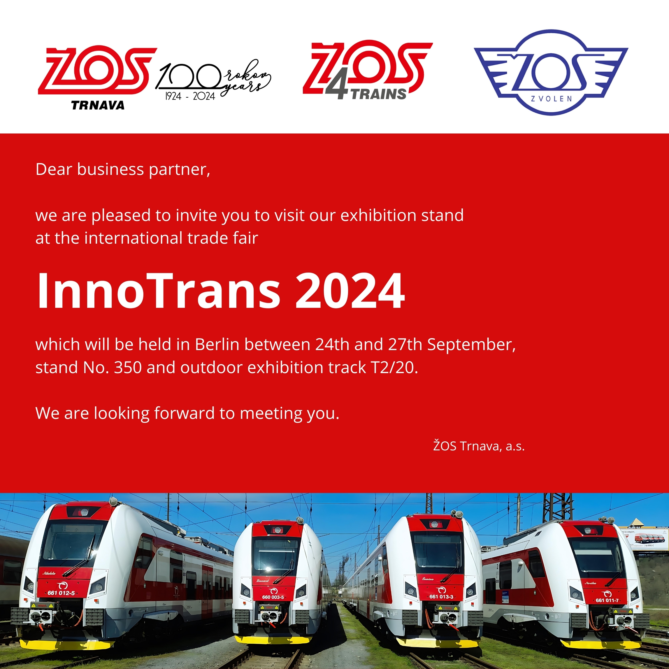 Innotrans ZOS Trnava